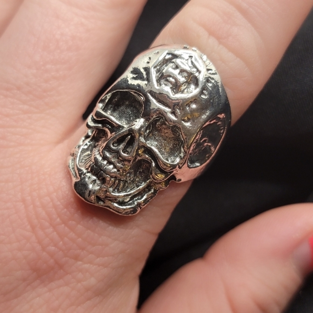 Third eye skull ring